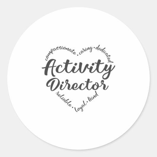 活動責任者、活動責任者 ラウンドシール (正面)