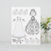 活図解入りの、写真付きの結婚性着色ページ (スタンド正面)