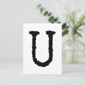 活字U ポストカード (スタンド正面)