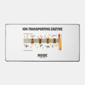 活性輸送中のイオン輸送酵素 デスクマット (正面)