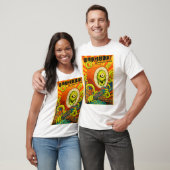 活気あるカリフォルニアロールテラーモンスター寿司怪獣 Tシャツ (ユニセックス)