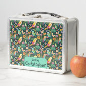 活気あるパロッカラフルト：遊び心の交響曲 メタルランチボックス (インサイチュ)