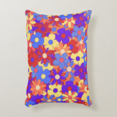 活気あるブーケ アクセントクッション (正面(垂直))