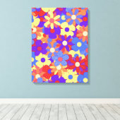 活気あるブーケ キャンバスプリント (インサイチュ (ウッドフロア))