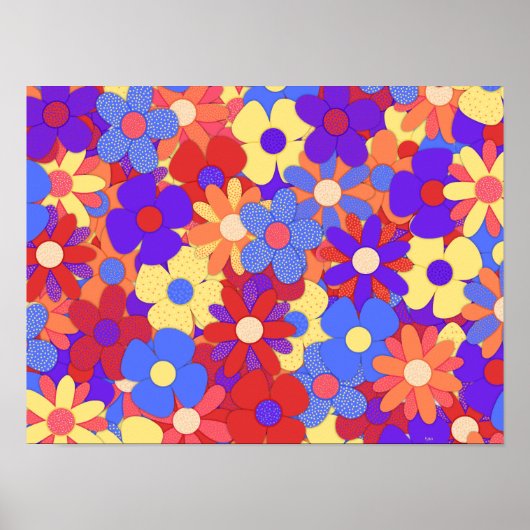 活気あるブーケ ポスター (正面)