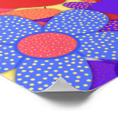 活気あるブーケ ポスター (角)