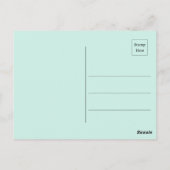 活気ある春の油アクリルアート ポストカード (裏面)