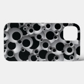活気ある泡 ブラック Case-Mate iPhoneケース (裏面 (横))
