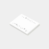 活気ある銀の星縁どが注文を投稿 ポストイット (アングル)