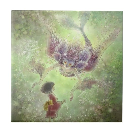 活気がある遠くになタイル タイル (正面)