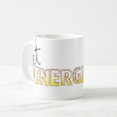 活気づけられたマグを得て下さい コーヒーマグカップ (正面左)