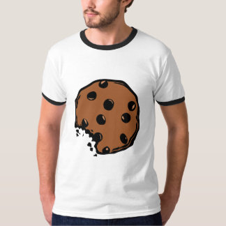 活気づけられるブラウンチョコレートクッキー Tシャツ