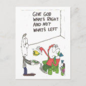 活気づけられるfuinny教会ことわざの郵便はがき ポストカード (正面)