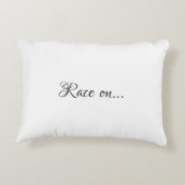 活気づけるな競走馬のデザイン アクセントクッション (裏面)