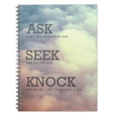 活気づけるな聖なる書物、経典のノート ノートブック (正面)