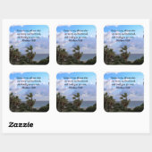 '活気づける MATTHEW 11:28聖なる書物、 経典デザイン スクエアシール (シート)