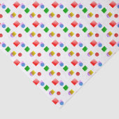 活気とカラフル円と正方形 薄葉紙 (詳細)