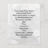 活気のあるツリーパーソナライズされたファミリー懇親会 チラシ (裏面)