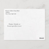 活気のあるツリーパーソナライズされたファミリー懇親会 ポストカード (裏面)