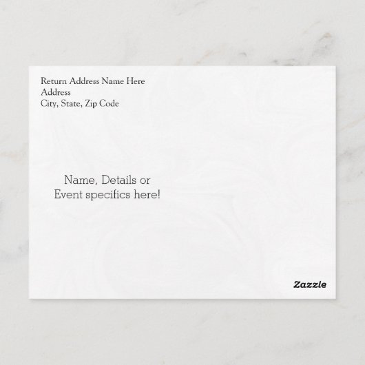 活気のあるツリーパーソナライズされたファミリー懇親会 ポストカード (裏面)