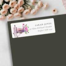 活気のあるピンクのフローラメールボックス移動したアドレス