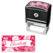 活気のあるフローラ名自己インキングのゴム印 セルフインキングスタンプ (インサイチュ)