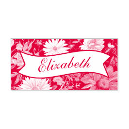 活気のあるフローラ名自己インキングのゴム印 セルフインキングスタンプ