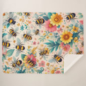 活気のある開花 シェルパブランケット (正面(横))