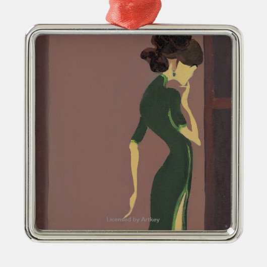 活気付く青年No.7 メタルオーナメント (正面)