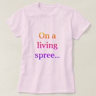 活気溢れるTシャツを着て Tシャツ