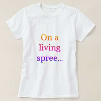 活気溢れるTシャツを着て Tシャツ