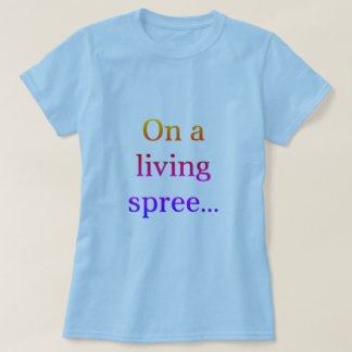 活気溢れるTシャツを着て Tシャツ
