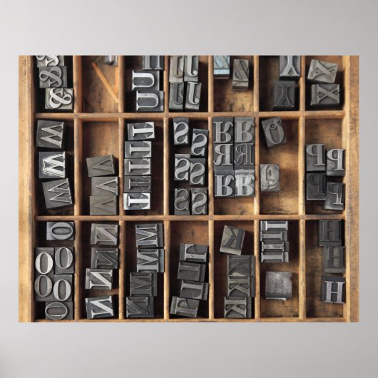 活版印刷用金属型ポスター ポスター (正面)