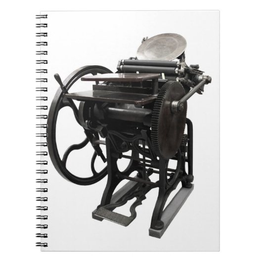 活版印刷 1888年 ノートブック (正面)