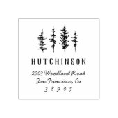 活版木ファミリ名差出人住所 ラバースタンプ (インプリント)