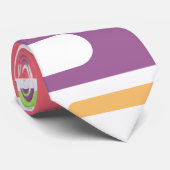 活発でカラフルなラインパターンタイ ネクタイ (ロール)