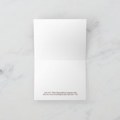 活発なシカNotecard カード (内部)