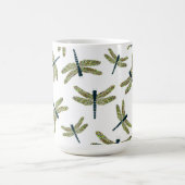 活発なトンボのマグ コーヒーマグカップ (中央)