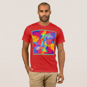 活発なパタカラフルーン魔法 Tシャツ (正面フル)