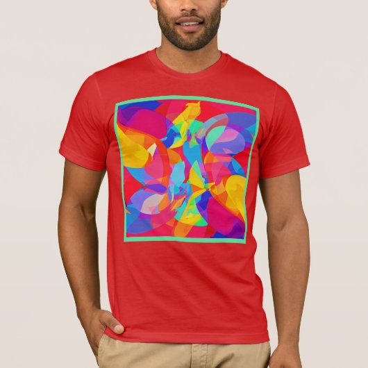 活発なパタカラフルーン魔法 Tシャツ (正面)