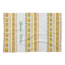 活発なパターンおばあさんの台所文字