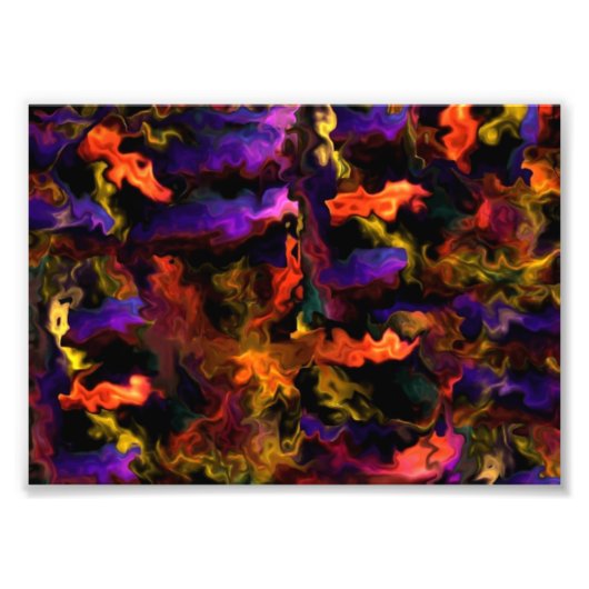活発な抽象芸術修復恵み55.4 フォトプリント            (正面)