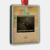 活発な最後の視力 メタルオーナメント (右)