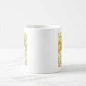 活発な犬は衛生学校に行きます コーヒーマグカップ (中央)