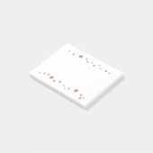 活発な金ゴールドの星のボーダーポスト・イット ポストイット (アングル)