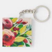 活発な開花 キーホルダー (裏面)