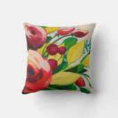 活発な開花 クッション (裏面)