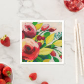 活発な開花 スタンダードカクテルナプキン (インサイチュ)