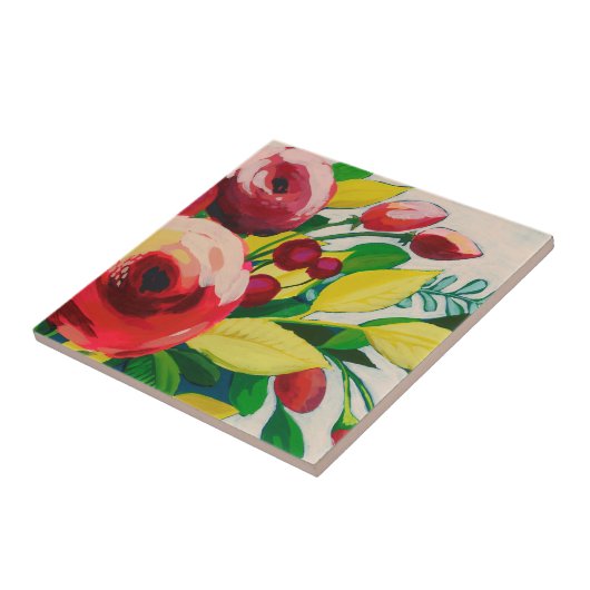 活発な開花 タイル (側面)