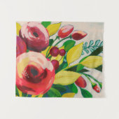 活発な開花 タペストリー (正面(横))